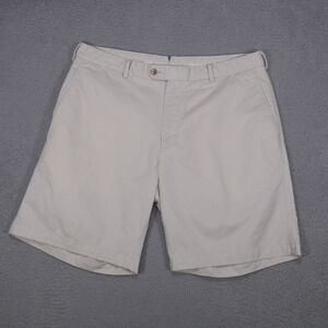 Peter Millar Golf Shorts Mens 38 Light Beige 9” 100% Cotton